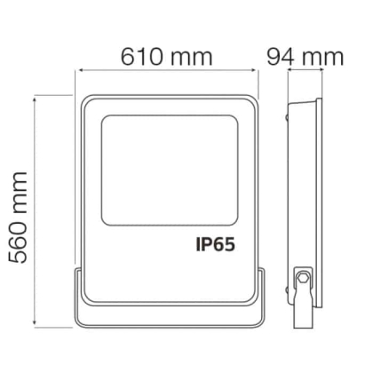Прожектор світлодіодний LION-400 400W 6400K, Horoz Electric, 068-013-0400-011