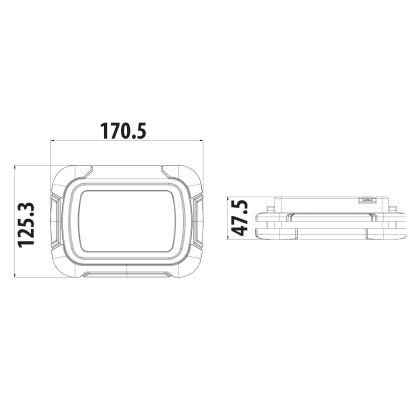 Прожектор світлодіодний PANDA-10 10W 6400K, Horoz Electric, 068-023-0010-010