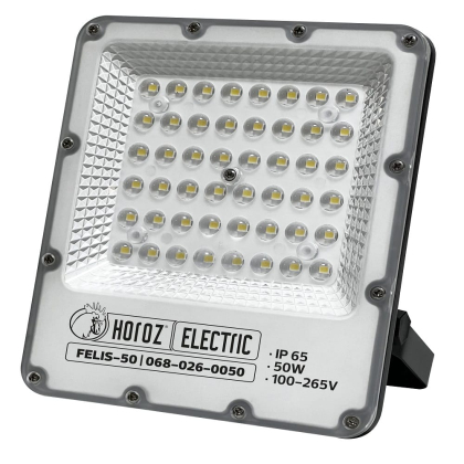 Прожектор світлодіодний FELIS-50 50W 6400К, Horoz Electric, 068-026-0050-010