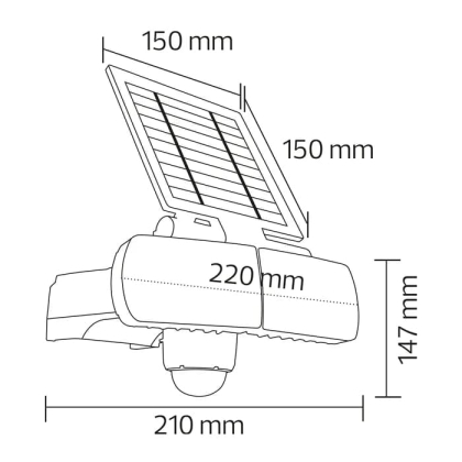 Світлодіодний світильник вуличний ARMOR-8, Horoz Electric, 072-001-0008-010