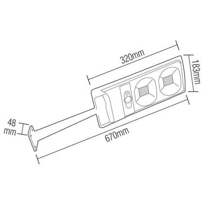 Світлодіодний світильник вуличний COMPACT-20, Horoz Electric, 074-010-0020-020