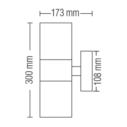 Світильник садово-парковий MANOLYA-3 без лампи, Horoz Electric, 075-008-0003-010