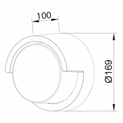 Світильник садово-парковий SUGA-12/RC 12W 4200 K, Horoz Electric, 076-019-0012-010
