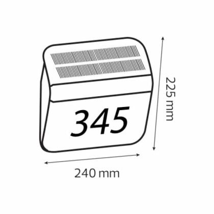 Світлодіодний світильник фасадний OMNIA, Horoz Electric, 078-013-0003-020