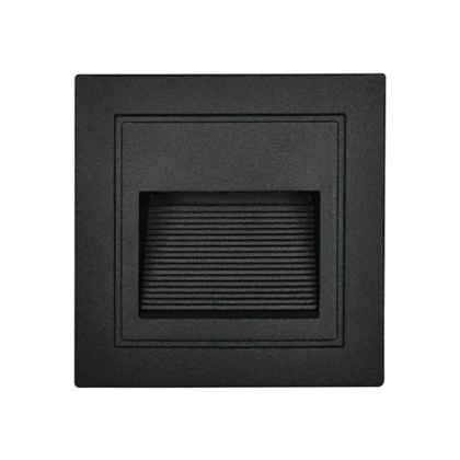 Світлодіодний світильник сходовий ICON-S 3W чорний, Horoz Electric, 079-032-0003-020