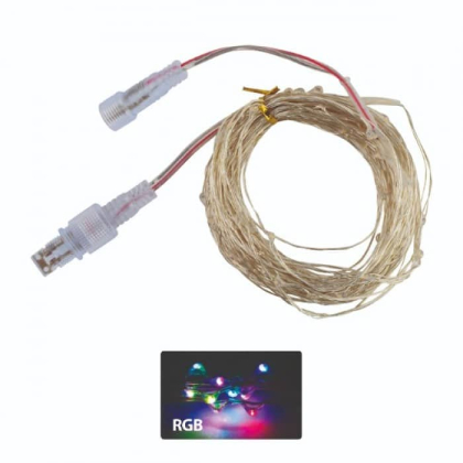 Гірлянда вулична світлодіодна вологозахищена в силіконі MONTANA-RGB, Horoz Electric, 080-001-0004-070