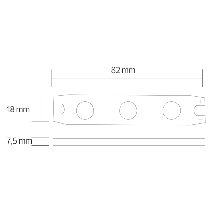 Світлодіодна модульна стрічка NELSON IP65, Horoz Electric, 081-024-0001-010