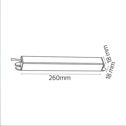 Слім драйвер для стрічки LED VIPA-36, Horoz Electric, 082-002-0036-010