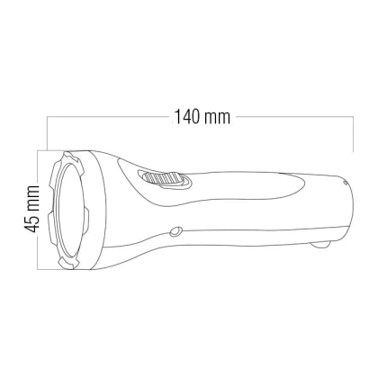Ліхтарик ручний PELE-1 0.5W синій, Horoz Electric, 084-006-0001-010