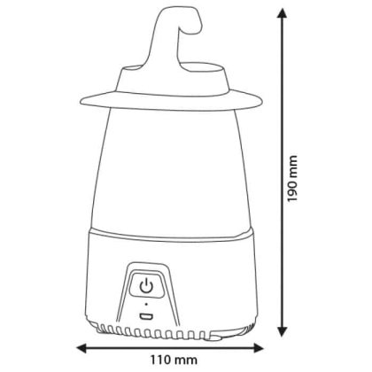 Ліхтарик світлодіодний CRESPO 25W, Horoz Electric, 084-036-0025-010