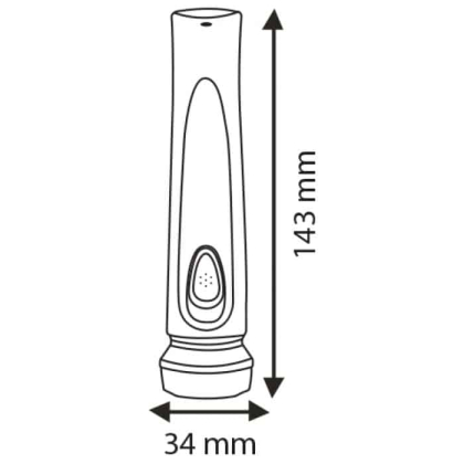 Ліхтарик ручний ZOLA 1W, Horoz Electric, 084-038-0001-010