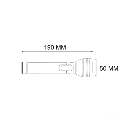 Ліхтарик ручний TORRES-2 2W, Horoz Electric, 084-046-0003-010