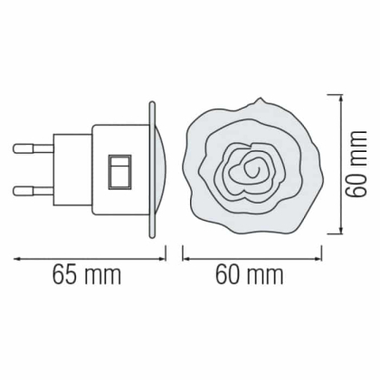 Нічник led MAX зелений, Horoz Electric, 085-001-0004-012