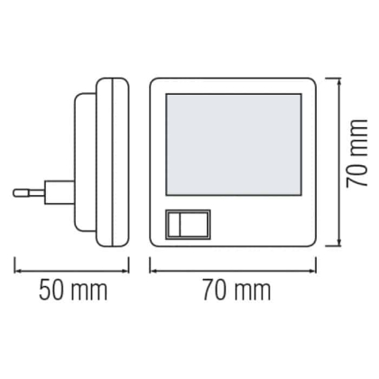 Нічник led SIMPSON, Horoz Electric, 085-001-0006-010