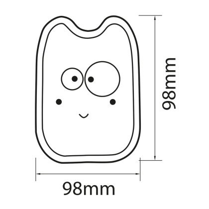Нічник led SCOOBY салатовий, Horoz Electric, 085-004-0001-010