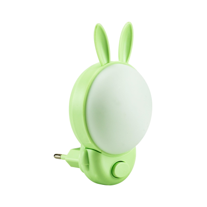 Нічник led BUNNY 2CCT зелений, Horoz Electric, 085-005-0001-013