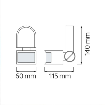 Датчик CORONA білий, Horoz Electric, 088-001-0002-010