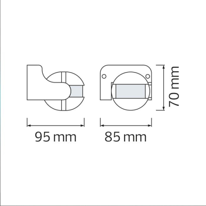 Датчик LINEA чорний, Horoz Electric, 088-001-0003-020