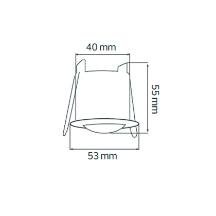 Датчик DUSTER білий, Horoz Electric, 088-003-0001-010