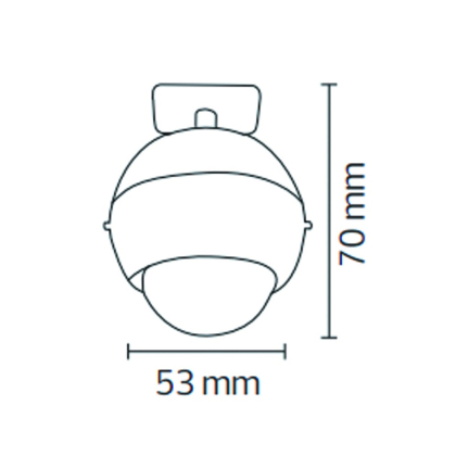 Датчик NAVARA чорний, Horoz Electric, 088-005-0001-020