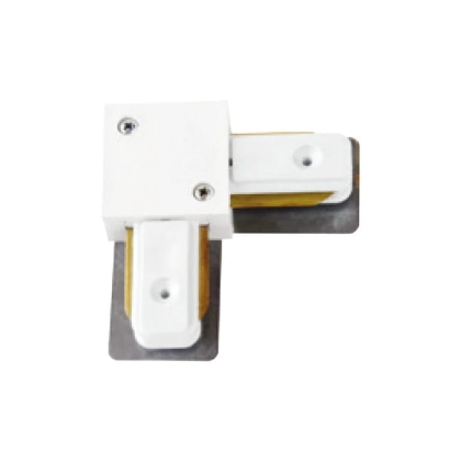 З’єднувач шинопровода кутовий 220-240V білий, Horoz Electric, 096-002-0002-011