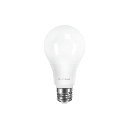 LED лампа GLOBAL A60 12W яскраве світло 220V E27 (1-GBL-166-02), Global, 1-GBL-166-02