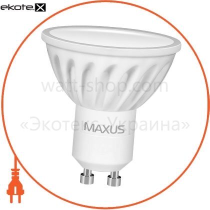 Maxus 1-LED-236 led лампа mr16 4.5w 4100k 220v gu10 cr maxus