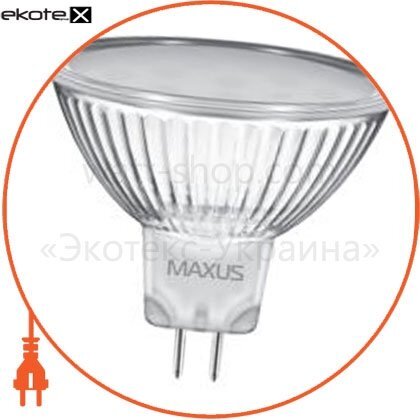 Maxus 1-LED-143 led лампа 3w теплый свет mr16 gu5.3 220v (1-led-143)
