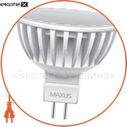 Maxus 1-LED-274 led лампа 5w яркий свет mr16 gu5.3 12v (1-led-274)