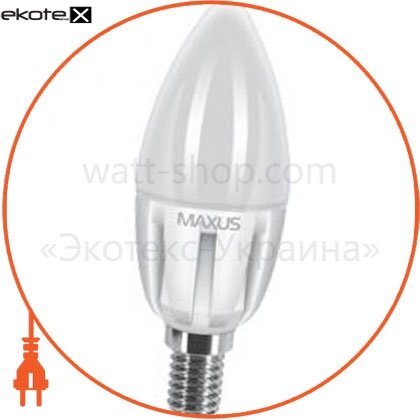 Maxus 1-LED-283 led лампа 5w теплый свет c37 е14 220v (1-led-283)