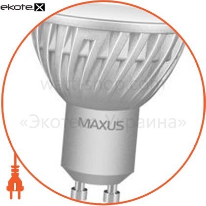 Maxus 1-LED-346 led лампа 4w яркий свет mr16 gu10 220v (1-led-346)