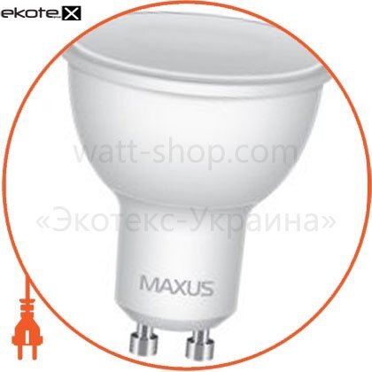 Maxus 1-LED-372 led лампа 5.5w яркий свет mr16 gu10 220v (1-led-372)