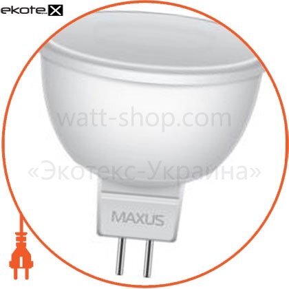 Maxus 1-LED-374 led лампа 5.5w яркий свет mr16 gu5.3 220v (1-led-374)