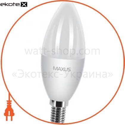 Maxus 1-LED-375 led лампа 5.5w теплый свет c37 е14 220v (1-led-375)