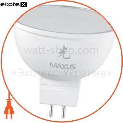 Maxus 1-LED-404 led лампа 4w яркий свет mr16 gu5.3 220v (1-led-404)