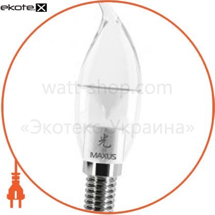 Maxus 1-LED-425 led лампа 3w теплый свет c28 е14 220v (1-led-425)