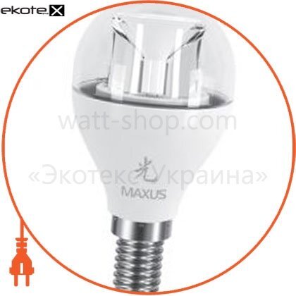 Maxus 1-LED-434 led лампа 6w яркий свет g45 е14 220v (1-led-434)