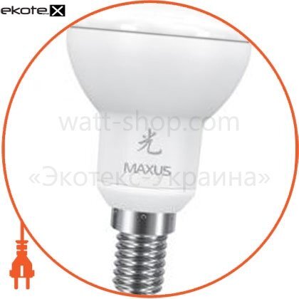 LED лампа 5W яскраве світло R50 Е14 220V (1-LED-452), Maxus, 1-LED-452