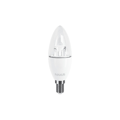 LED лампа Maxus C37 6W тепле світло E14 (1-LED-531), Maxus, 1-LED-531
