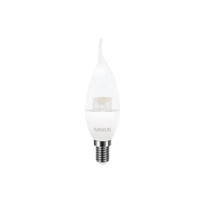 LED лампа Maxus C37 CL-T 4W тепле світло E14 (1-LED-5315), Maxus, 1-LED-5315