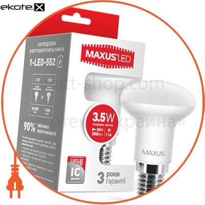 Maxus 1-LED-552 лампа светодиодная r39 3.5w 4100k 220v e14