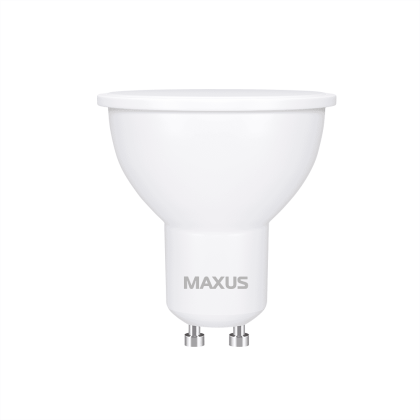 Лампа світлодіодна MAXUS 1-LED-721 MR16 7W 3000K 220V GU10, Maxus, 1-LED-721
