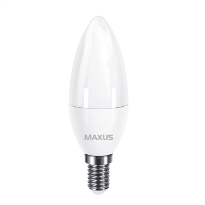 Лампа світлодіодна MAXUS 1-LED-734 C37 7W 4100K 220V E14, Maxus, 1-LED-734