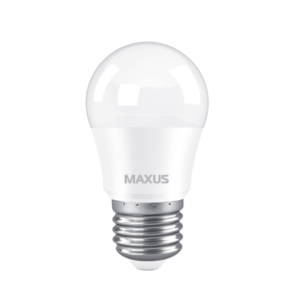 Лампа світлодіодна MAXUS 1-LED-741 G45 5W 3000K 220V E27, Maxus, 1-LED-741