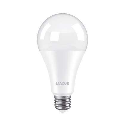 Лампа світлодіодна MAXUS 1-LED-783 A80 18W 3000K 220V E27, Maxus, 1-LED-783