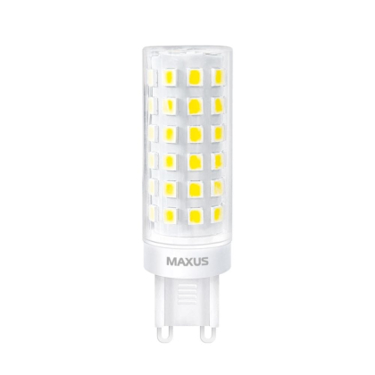 Лампа світлодіодна G9 7W 4100K 220V, Maxus, 1-LED-791