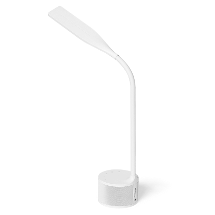Розумна настільна лампа MAXUS DKL Sound 8W (звук, USB, діммінг, температура) біла, Maxus, 1-MAX-DKL-001-04