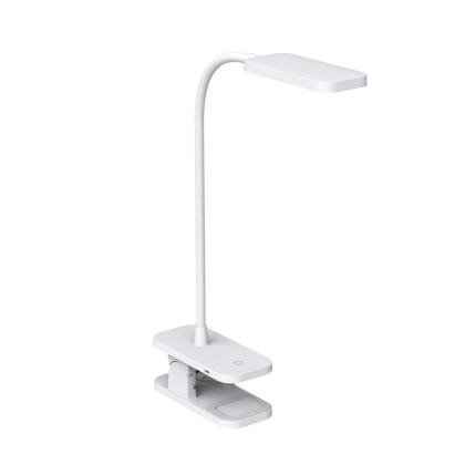 Світлодіодна настільна лампа на кліпсі з акумулятором MAXUS Desk Lamp 5W 5000K WH CLIP Battery, Maxus, 1-MDL-5W-CLIP