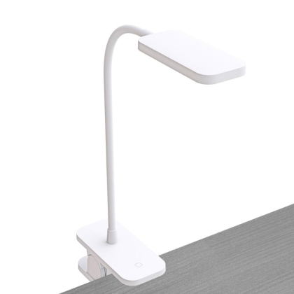 Світлодіодна настільна лампа на кліпсі з акумулятором MAXUS Desk Lamp 5W 5000K WH CLIP Battery, Maxus, 1-MDL-5W-CLIP