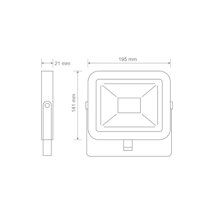 Прожектор світлодіодний MAXUS FL-02 30W, 5000K, Maxus, 1-MFL-02-3050